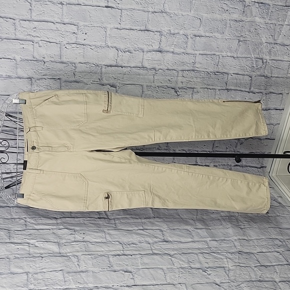 Earl Jeans Denim - EARL Free to Be Tan Cargo Skinny Jeans Size 14